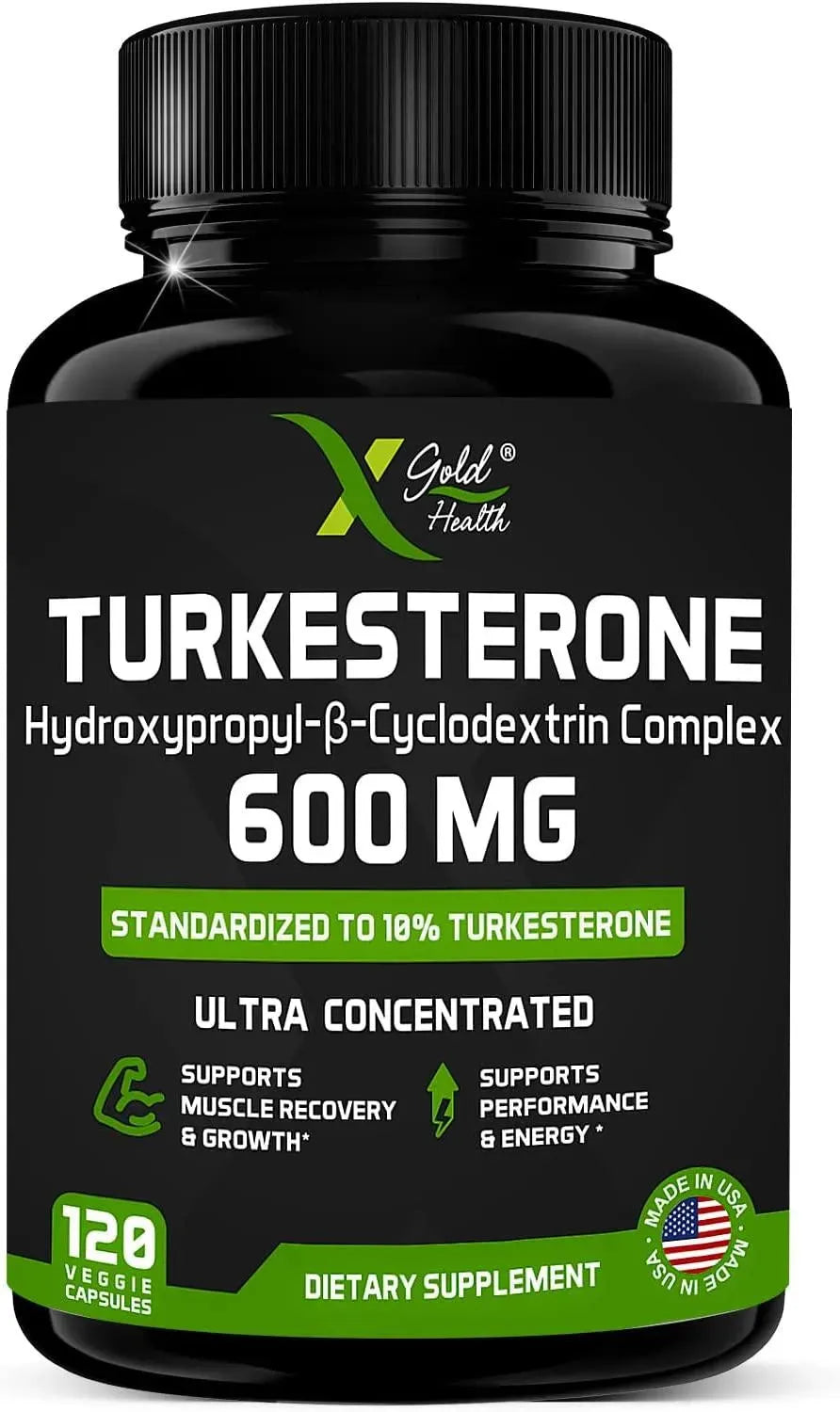 X GOLD HEALTH - X Gold Health Turkesterone Supplement 600Mg. 120 Capsulas - The Red Vitamin MX - Suplementos Alimenticios - {{ shop.shopifyCountryName }}