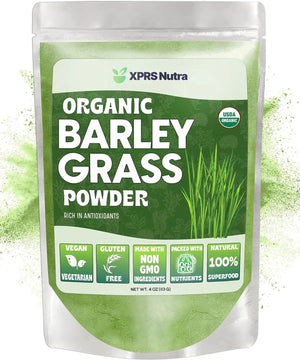 XPRS NUTRA - XPRS Nutra Organic Barley Grass Powder 113Gr. - The Red Vitamin MX - Suplementos Alimenticios - {{ shop.shopifyCountryName }}