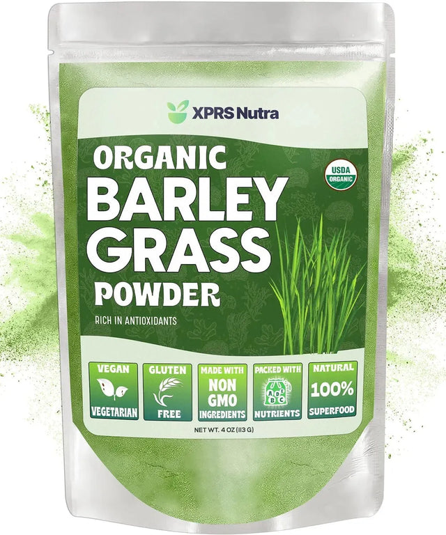 XPRS NUTRA - XPRS Nutra Organic Barley Grass Powder 113Gr. - The Red Vitamin MX - Suplementos Alimenticios - {{ shop.shopifyCountryName }}