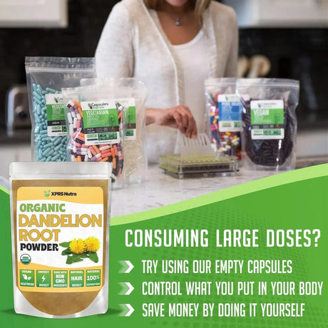XPRS NUTRA - XPRS Nutra Organic Dandelion Root Powder 453Gr. - The Red Vitamin MX - Suplementos Alimenticios - {{ shop.shopifyCountryName }}