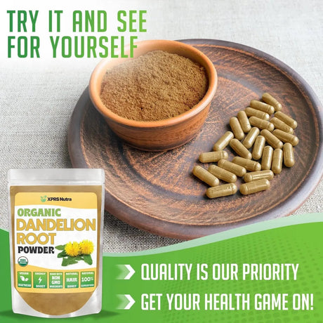 XPRS NUTRA - XPRS Nutra Organic Dandelion Root Powder 453Gr. - The Red Vitamin MX - Suplementos Alimenticios - {{ shop.shopifyCountryName }}