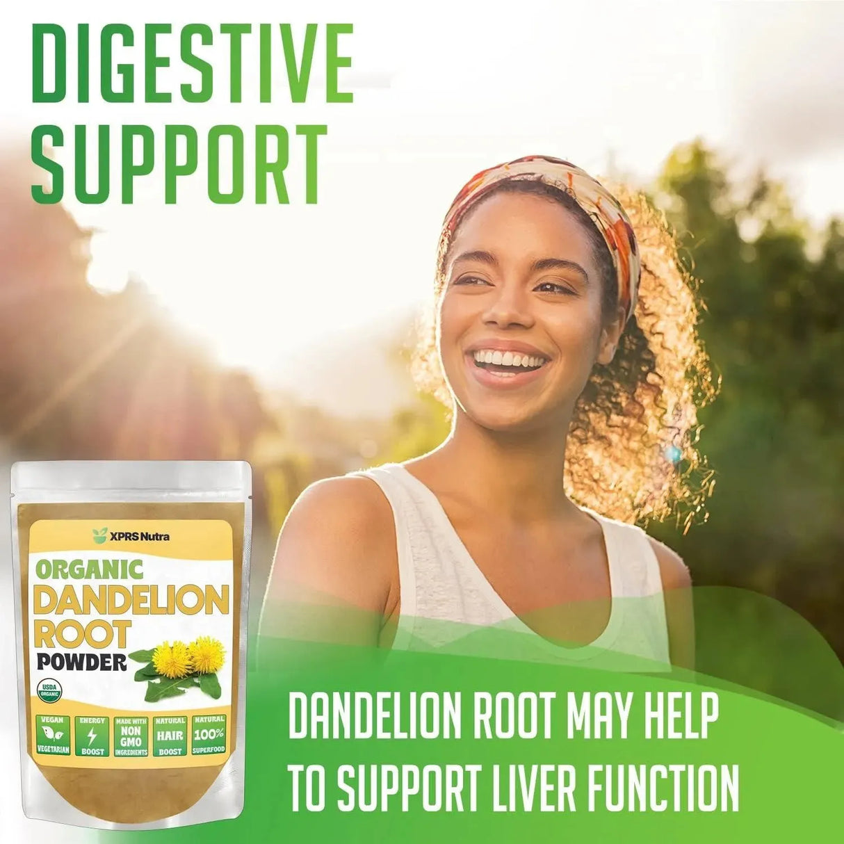 XPRS NUTRA - XPRS Nutra Organic Dandelion Root Powder 453Gr. - The Red Vitamin MX - Suplementos Alimenticios - {{ shop.shopifyCountryName }}