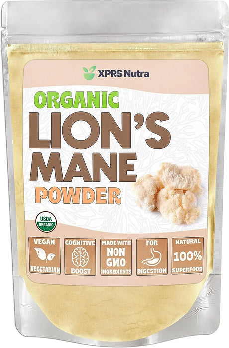 XPRS NUTRA - XPRS Nutra Organic Lion's Mane Powder 8 Oz. - The Red Vitamin MX - Suplementos Alimenticios - {{ shop.shopifyCountryName }}