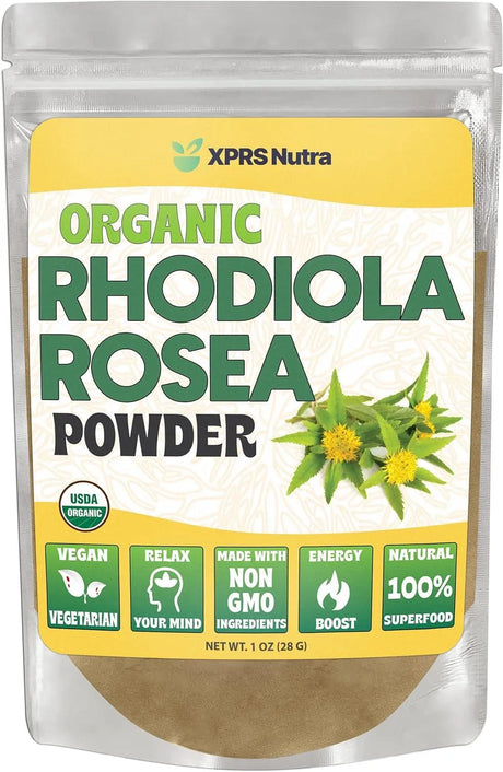 XPRS NUTRA - XPRS Nutra Organic Rhodiola Rosea Powder 1 Oz. - The Red Vitamin MX - Suplementos Alimenticios - {{ shop.shopifyCountryName }}