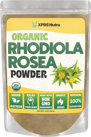 XPRS NUTRA - XPRS Nutra Organic Rhodiola Rosea Powder 2 Oz. - The Red Vitamin MX - Suplementos Alimenticios - {{ shop.shopifyCountryName }}