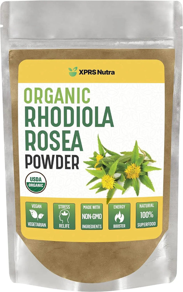 XPRS NUTRA - XPRS Nutra Organic Rhodiola Rosea Powder 4oz. - The Red Vitamin MX - Suplementos Alimenticios - {{ shop.shopifyCountryName }}