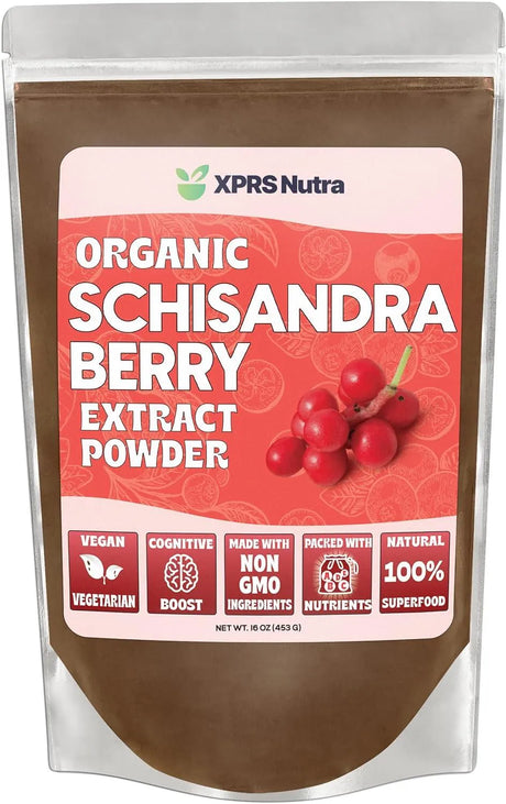 XPRS NUTRA - XPRS Nutra Organic Schisandra Berry Powder Extract 453Gr. - The Red Vitamin MX - Suplementos Alimenticios - {{ shop.shopifyCountryName }}