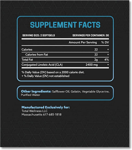 XR30 - XR30 Pure CLA 2400 Conjugated Linoleic Acid 60 Capsulas Blandas - The Red Vitamin MX - Suplementos Alimenticios - {{ shop.shopifyCountryName }}