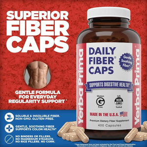 YERBA PRIMA - Yerba Prima Daily Fiber Caps Formula 400 Capsulas 2 Pack - The Red Vitamin MX - Suplementos Alimenticios - {{ shop.shopifyCountryName }}