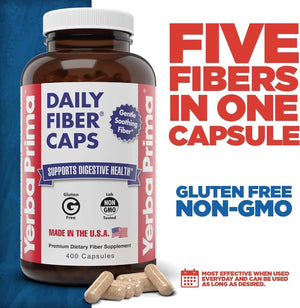 YERBA PRIMA - Yerba Prima Daily Fiber Caps Formula 400 Capsulas - The Red Vitamin MX - Suplementos Alimenticios - {{ shop.shopifyCountryName }}