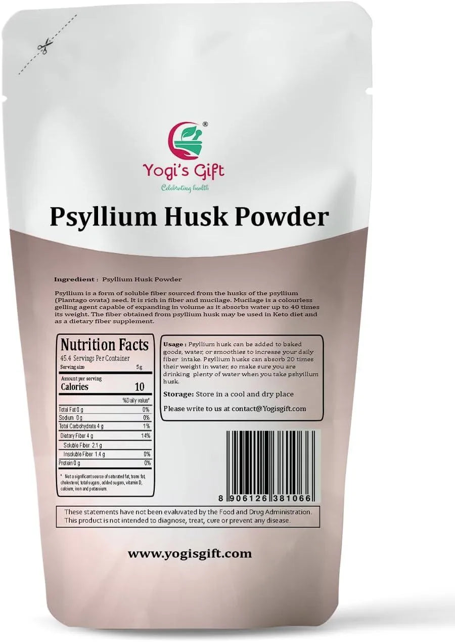 YOGI’S GIFT - YOGI’S GIFT Psyllium Husk Powder 8 Oz. - The Red Vitamin MX - Suplementos Alimenticios - {{ shop.shopifyCountryName }}