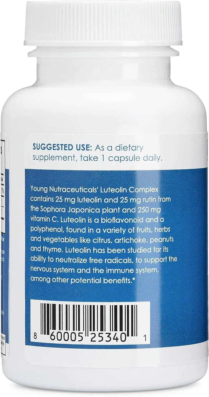 YOUNG - YoungNutra Luteolin Complex 60 Capsulas - The Red Vitamin MX - Suplementos Alimenticios - {{ shop.shopifyCountryName }}