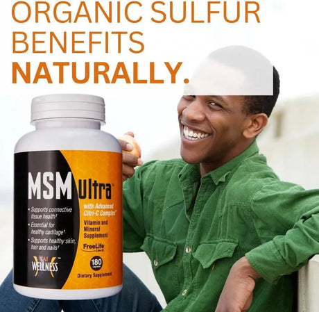 YOUNGEVITY - Youngevity Freelife MSM Ultra 180 Capsulas - The Red Vitamin MX - Suplementos Alimenticios - {{ shop.shopifyCountryName }}