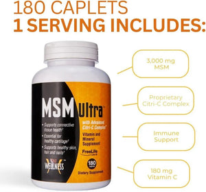 YOUNGEVITY - Youngevity Freelife MSM Ultra 180 Capsulas - The Red Vitamin MX - Suplementos Alimenticios - {{ shop.shopifyCountryName }}