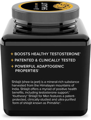 YOUTHEORY - Youtheory Mens Shilajit Advanced 60 Capsulas - The Red Vitamin MX - Suplementos Alimenticios - {{ shop.shopifyCountryName }}