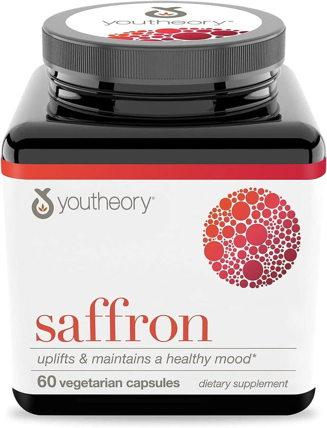 YOUTHEORY - Youtheory Saffron Advanced with Rhodiola 60 Capsulas - The Red Vitamin MX - Suplementos Alimenticios - {{ shop.shopifyCountryName }}