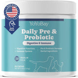 YOYOBAY - YoYoBay Daily Dog Probiotics and Prebiotic with Natural Ingredients 90 Masticables - The Red Vitamin MX - Probióticos Para Perros - {{ shop.shopifyCountryName }}