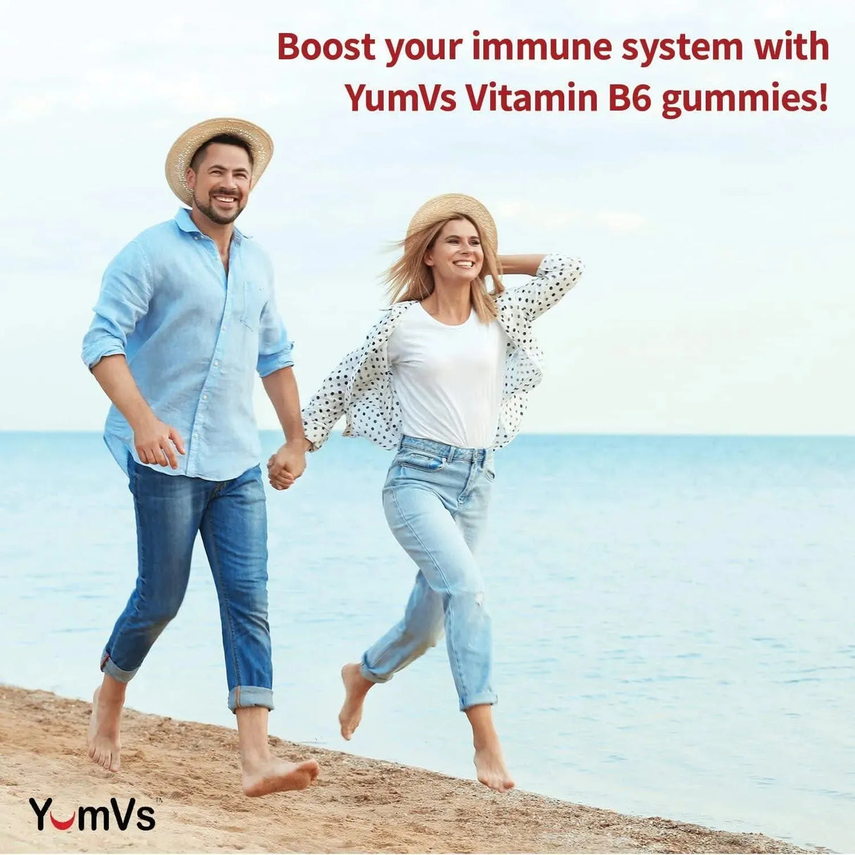 YUM-V'S - YUM-V'S Vitamin B6 Gummies 100Mg. 60 Gomitas 2 Pack - The Red Vitamin MX - Suplementos Alimenticios - {{ shop.shopifyCountryName }}