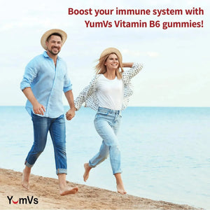 YUM-V'S - YUM-V'S Vitamin B6 Gummies 100Mg. 60 Gomitas 2 Pack - The Red Vitamin MX - Suplementos Alimenticios - {{ shop.shopifyCountryName }}
