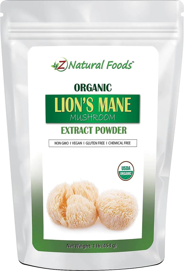 Z NATURAL FOODS - Z Natural Foods Organic Lion's Mane Mushroom Extract Powder 454Gr. - The Red Vitamin MX - Suplementos Alimenticios - {{ shop.shopifyCountryName }}