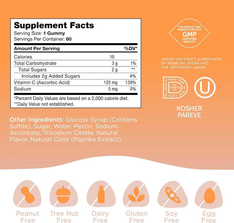 ZAHLER - Zahler Chapter One Vitamin C Gummies for Adults & Kids 60 Gomitas - The Red Vitamin MX - Suplementos Alimenticios - {{ shop.shopifyCountryName }}