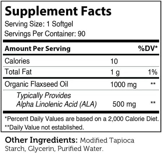 ZAHLER - Zahler Flaxseed Oil 1000Mg. 90 Capsulas Blandas - The Red Vitamin MX - Suplementos Alimenticios - {{ shop.shopifyCountryName }}