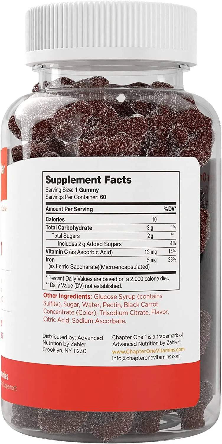 ZAHLER - Zahler Iron Gummies with Vitamin C 60 gomitas - The Red Vitamin MX - Suplementos Alimenticios - {{ shop.shopifyCountryName }}