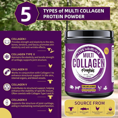 ZAMMEX - Zammex Multi Collagen Peptides 600Gr. - The Red Vitamin MX - Suplementos Alimenticios - {{ shop.shopifyCountryName }}