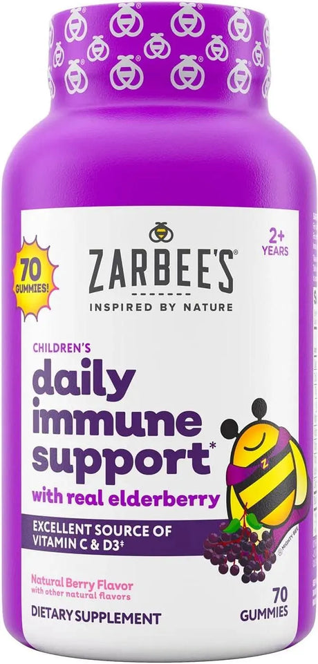ZARBEE'S NATURALS - Zarbee's Children's Elderberry Immune Support 70 Gomitas - The Red Vitamin MX - Suplementos Alimenticios - {{ shop.shopifyCountryName }}