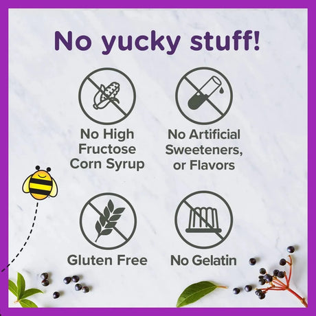 ZARBEE'S NATURALS - Zarbee's Elderberry Gummies for Kids with Vitamin C 42 Gomitas - The Red Vitamin MX - Suplementos Alimenticios - {{ shop.shopifyCountryName }}