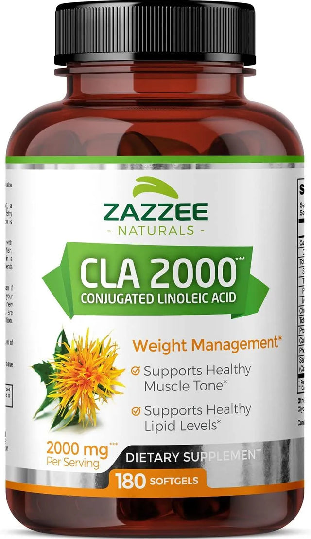 ZAZZEE NATURALS - Zazzee CLA 2000Mg. 180 Capsulas Blandas - The Red Vitamin MX - Suplementos Alimenticios - {{ shop.shopifyCountryName }}