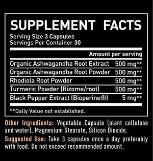 ZEAL NATURALS - Zeal Naturals Ashwagandha Complex 90 Capsulas - The Red Vitamin MX - Suplementos Alimenticios - {{ shop.shopifyCountryName }}