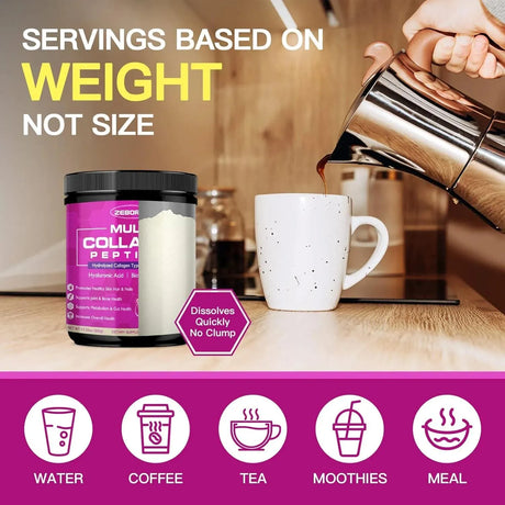 ZEBORA - Zebora Multi Collagen Peptides Powder 350Gr. - The Red Vitamin MX - Suplementos Alimenticios - {{ shop.shopifyCountryName }}
