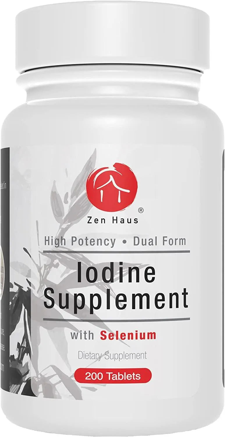 ZEN HAUS - Zen Haus Iodine Supplement 12.5Mg. with Selenium 200 Tabletas - The Red Vitamin MX - Suplementos Alimenticios - {{ shop.shopifyCountryName }}