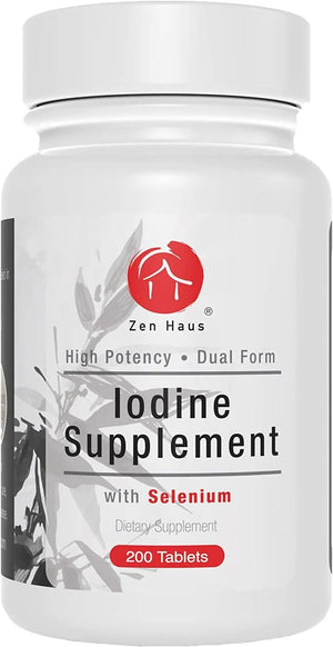 ZEN HAUS - Zen Haus Iodine Supplement 12.5Mg. with Selenium 200 Tabletas - The Red Vitamin MX - Suplementos Alimenticios - {{ shop.shopifyCountryName }}