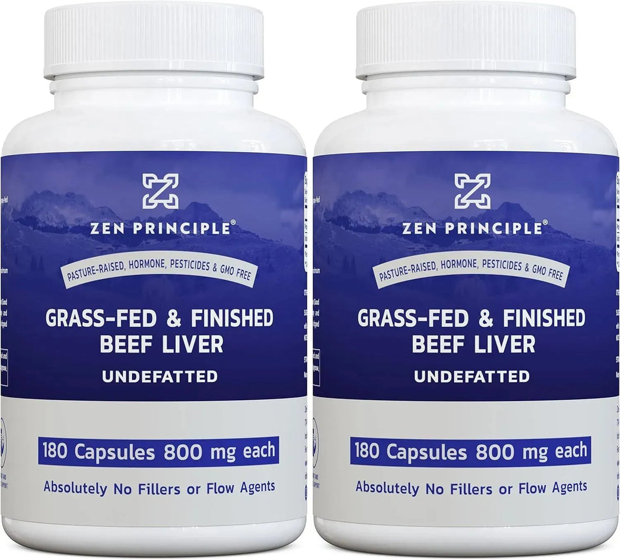 ZEN PRINCIPLE - Zen Principle Beef Liver Grass-Fed 180 Capsulas 2 Pack - The Red Vitamin MX - Suplementos Alimenticios - {{ shop.shopifyCountryName }}