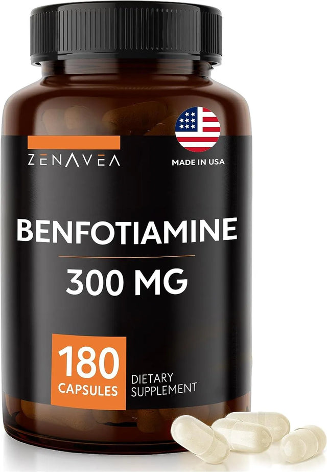 ZENAVEA - Zenavea Benfotiamine 300Mg. 180 Capsulas - The Red Vitamin MX - Suplementos Alimenticios - {{ shop.shopifyCountryName }}