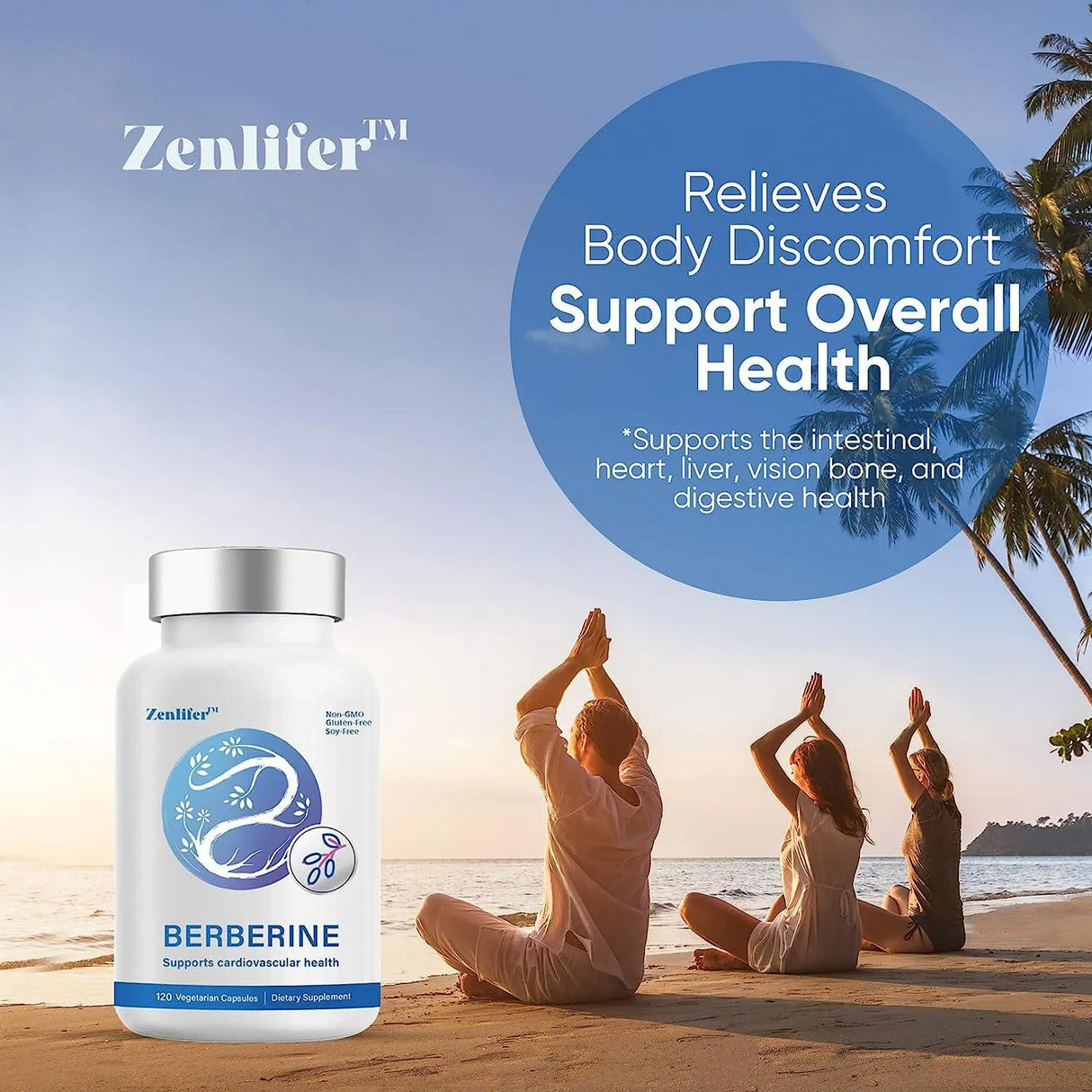 ZENLIFER - Zenlifer Berberine Supplement 1200Mg. 120 Capsulas - The Red Vitamin MX - Suplementos Alimenticios - {{ shop.shopifyCountryName }}