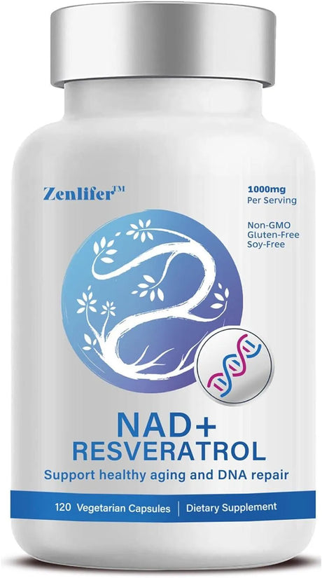 ZENLIFER - Zenlifer NAD+ 1000Mg. Resveratrol Boosting Supplement - The Red Vitamin MX - Suplementos Alimenticios - {{ shop.shopifyCountryName }}