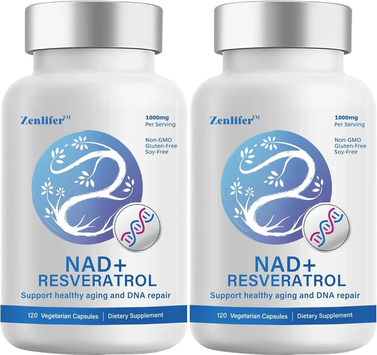 ZENLIFER - Zenlifer NAD+ 1000Mg. Resveratrol Boosting Supplement - The Red Vitamin MX - Suplementos Alimenticios - {{ shop.shopifyCountryName }}