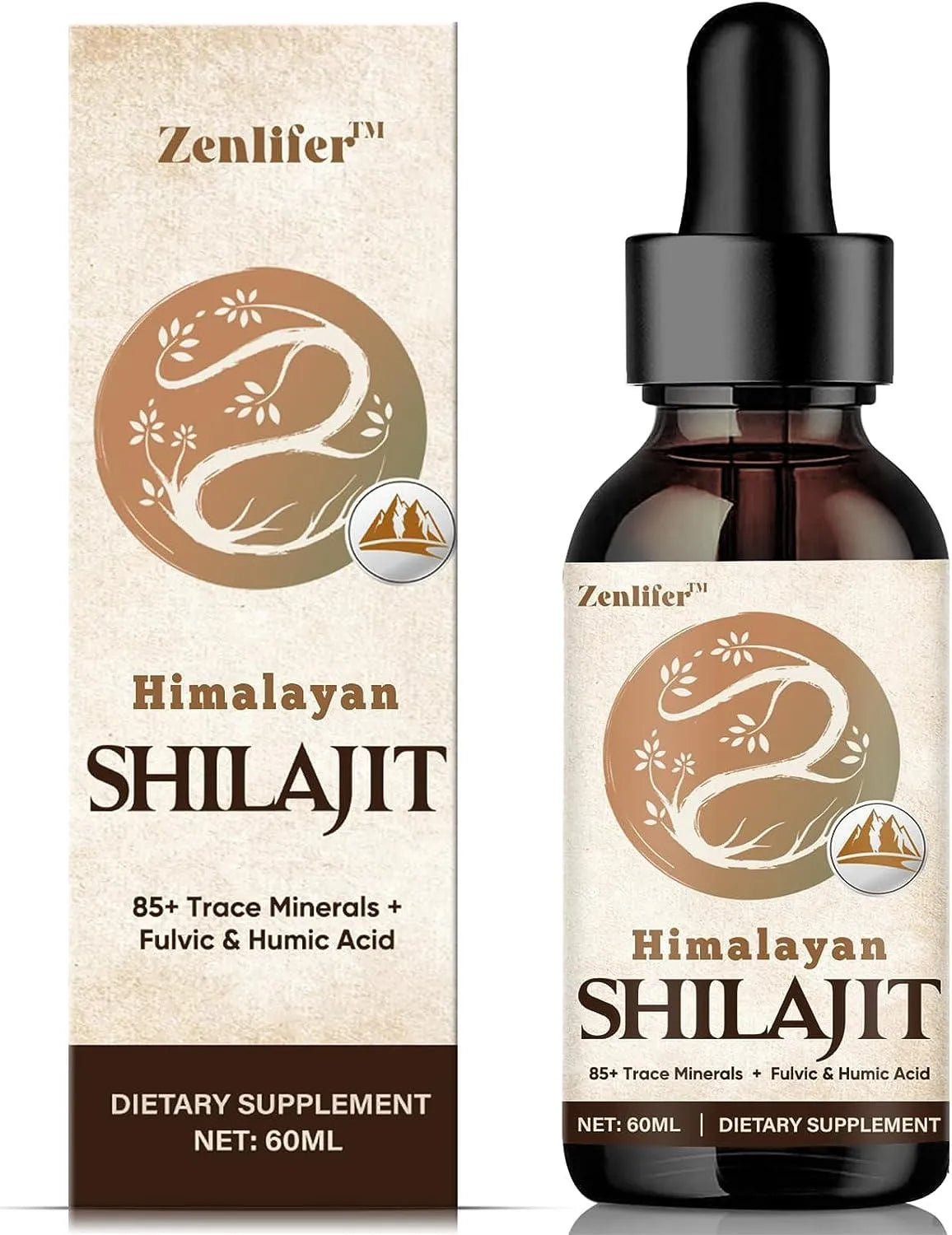 ZENLIFER - Zenlifer Shilajit Pure Himalayan Organic Shilajit Resin Liquid Drops Oil 60Ml. - The Red Vitamin MX - Suplementos Alimenticios - {{ shop.shopifyCountryName }}