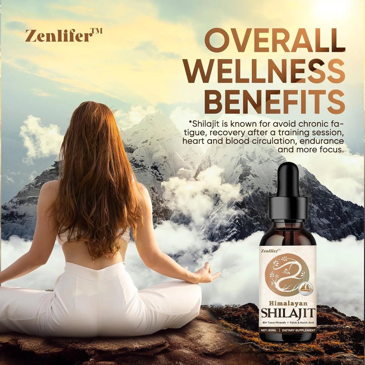 ZENLIFER - Zenlifer Shilajit Pure Himalayan Organic Shilajit Resin Liquid Drops Oil 60Ml. - The Red Vitamin MX - Suplementos Alimenticios - {{ shop.shopifyCountryName }}