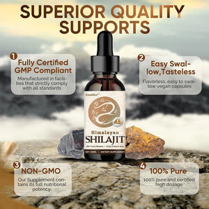 ZENLIFER - Zenlifer Shilajit Pure Himalayan Organic Shilajit Resin Liquid Drops Oil 60Ml. - The Red Vitamin MX - Suplementos Alimenticios - {{ shop.shopifyCountryName }}