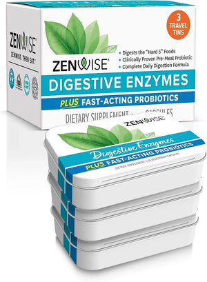 ZENWISE HEALTH - Zenwise Digestive Enzymes 45 Capsulas - The Red Vitamin MX - Suplementos Alimenticios - {{ shop.shopifyCountryName }}