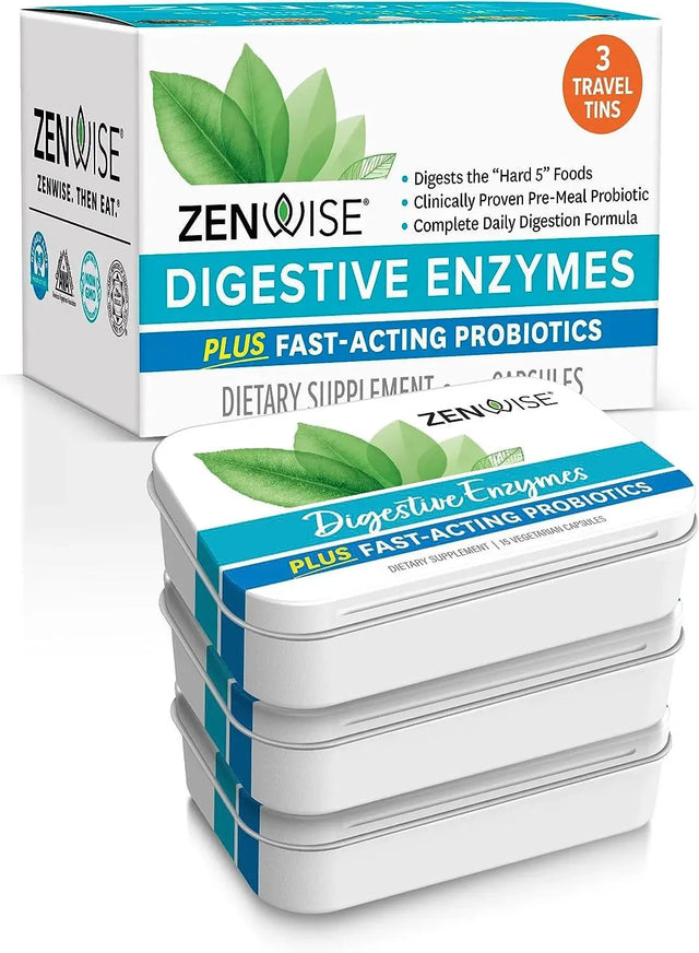 ZENWISE HEALTH - Zenwise Digestive Enzymes 45 Capsulas - The Red Vitamin MX - Suplementos Alimenticios - {{ shop.shopifyCountryName }}