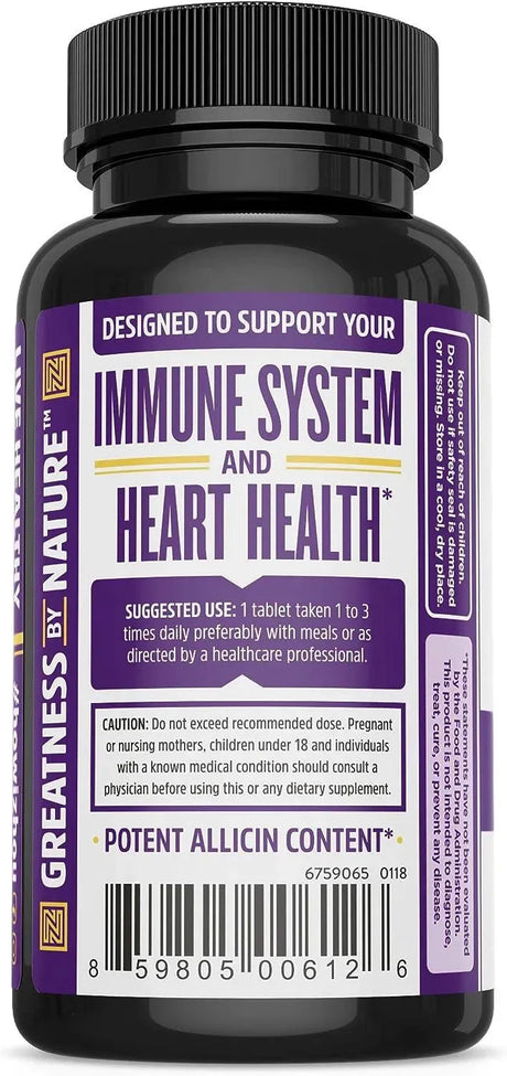 ZHOU - Zhou Nutrition Garlic Supplement 90 Tabletas - The Red Vitamin MX - Suplementos Alimenticios - {{ shop.shopifyCountryName }}