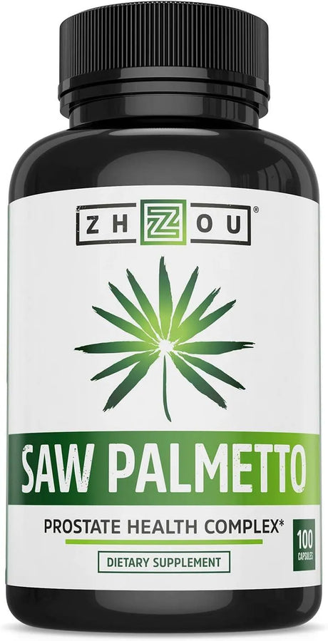 ZHOU - Zhou Nutrition Saw Palmetto Extract 500Mg. 100 Capsulas - The Red Vitamin MX - Suplementos Alimenticios - {{ shop.shopifyCountryName }}