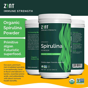 ZINT - Zint Spirulina Powder Organic 340Gr. - The Red Vitamin MX - Suplementos Alimenticios - {{ shop.shopifyCountryName }}