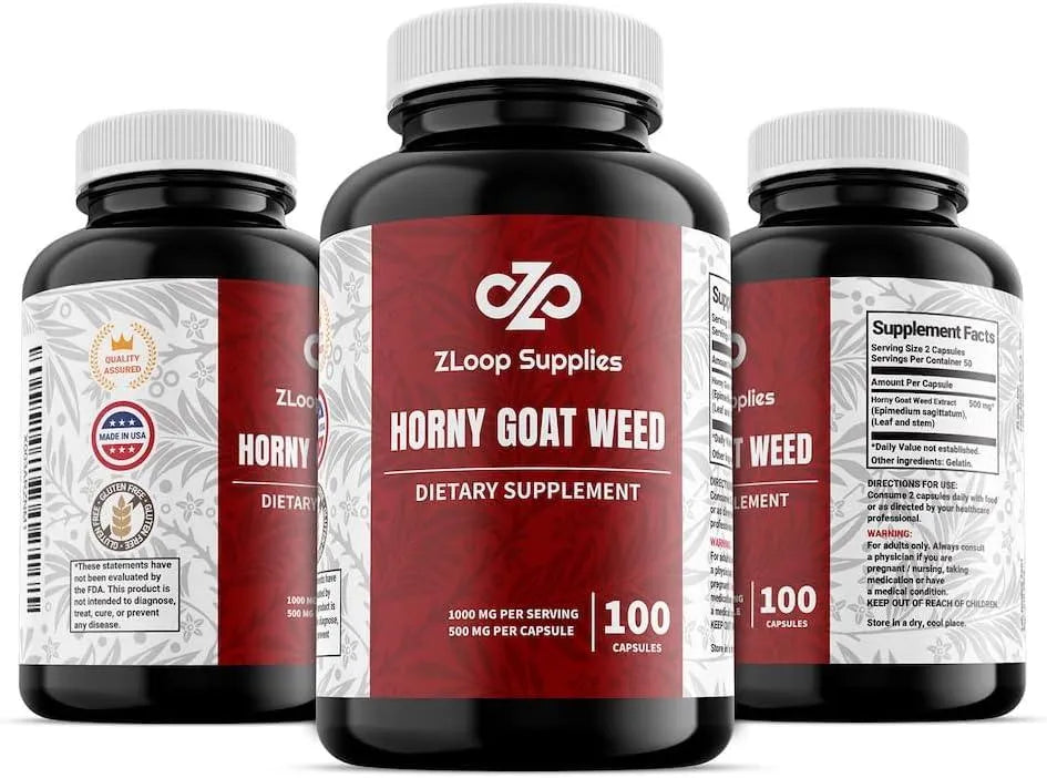 ZLOOP SUPPLIES - ZLoop Supplies Horny Goat Weed 100 Capsulas - The Red Vitamin MX - Suplementos Alimenticios - {{ shop.shopifyCountryName }}