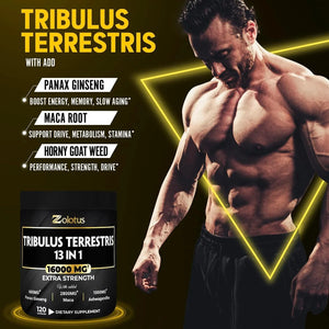 ZOLOTUS - Zolotus Tribulus Terrestris 13 In 1 16000Mg. 120 Capsulas - The Red Vitamin MX - Suplementos Alimenticios - {{ shop.shopifyCountryName }}